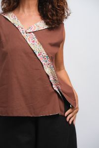 Blusa Coralina - Marrom