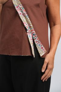 Blusa Coralina - Marrom