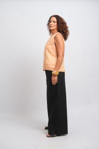 Blusa Marion - Off / Salmão