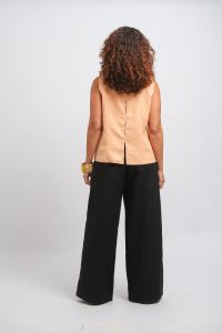 Blusa Marion - Off / Salmão