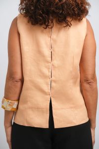 Blusa Marion - Off / Salmão