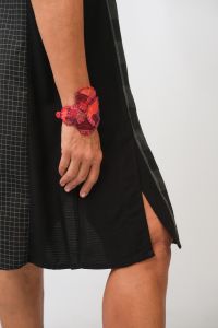 Vestido Sueli - Preto / Cinza