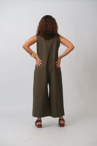 Macacão Fábia Longo - Verde Musgo