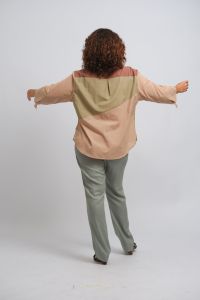 Blusa Malu - Verde Água / Caqui