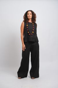 Blusa Marion - Telha / Preto