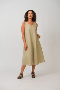 Vestido Francisca - Areia