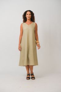 Vestido Francisca - Areia