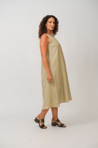 Vestido Francisca - Areia