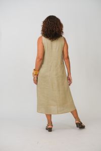 Vestido Francisca - Areia