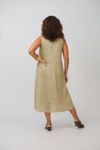 Vestido Francisca - Areia