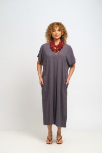 Vestido Florinda - Chumbo