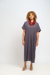 Vestido Florinda - Chumbo