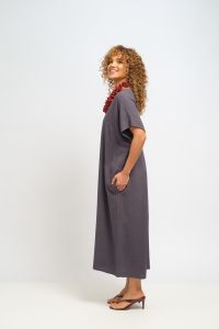 Vestido Florinda - Chumbo