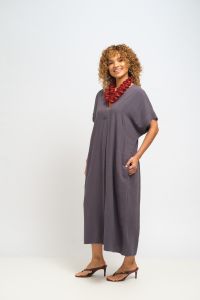 Vestido Florinda - Chumbo