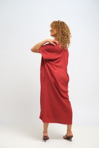 Vestido Florinda - Vinho