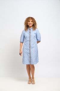 Vestido Isis - Listra Azul