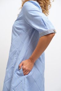 Vestido Isis - Listra Azul