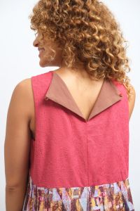 Vestido Luiza - Estampa Bilhete Lilás
