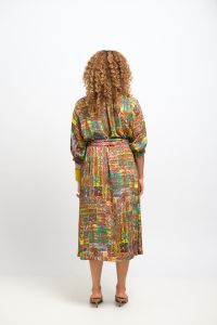 Vestido Matilde - Estampa Bilhetes