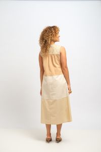 Vestido Luma Midi - Tons de Areia