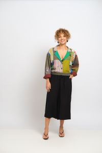 Jaqueta Leonor Dupla Face - Multicor