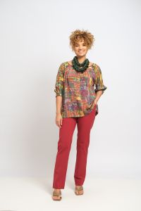 Blusa Fafá - Estampa Bilhetes