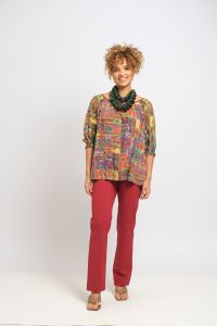 Blusa Fafá - Estampa Bilhetes