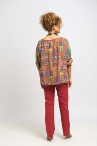 Blusa Fafá - Estampa Bilhetes