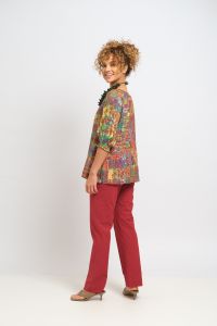 Blusa Fafá - Estampa Bilhetes