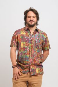 Camisa Marcos - Estampa Bilhete Verde