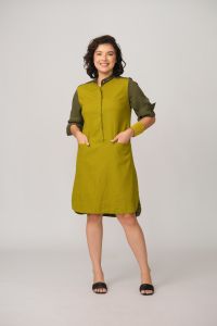 Vestido Josefa Midi - Verde Oliva