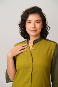 Vestido Josefa Midi - Verde Oliva