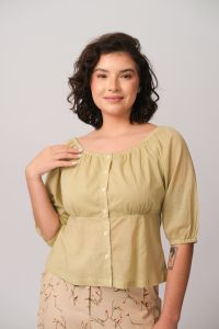 Blusa Rose - Verde Água