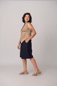 Bermuda Virgínia - Azul Marinho