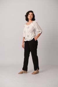 Blusa Rose - Off Estampada