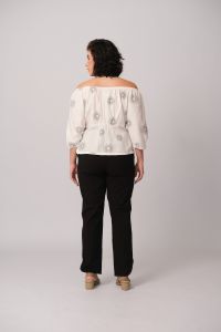 Blusa Rose - Off Estampada