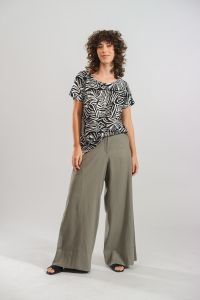 Calça Mariana Pantalona - Verde Sálvia