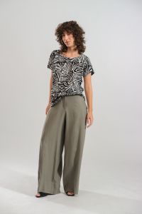 Calça Mariana Pantalona - Verde Sálvia