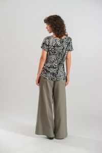 Calça Mariana Pantalona - Verde Sálvia