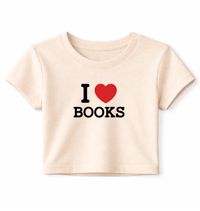 Foto do produto Baby Tee I Love Books 