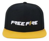 Foto do produto Boné Free Fire Aba Reta New Era Preto/amarelo Original