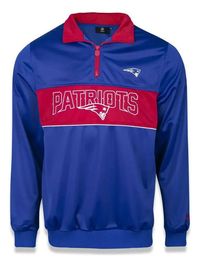Foto do produto Jaqueta New Era Track Nfl England Patriots Masculina Marinho