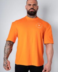 CAMISETA HUSTLE LARANJA