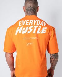 CAMISETA HUSTLE LARANJA