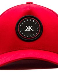 BONÉ TRUCKER CIRCLE BULKING VERMELHO