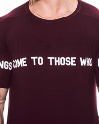 CAMISETA WORLDWIDE VINHO