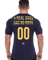CAMISETA BOSS AZUL