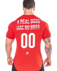 CAMISETA BOSS VERMELHA