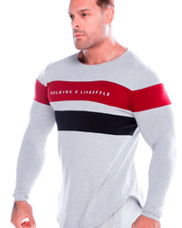 CAMISETA MANGA LONGA BLOCK MESCLA