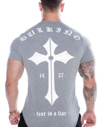 CAMISETA CRUZ CINZA